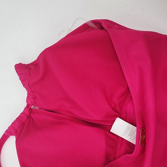 Ralph Lauren Size 10 Womens Pink Halter One Piece Swimsuit NWT $135 - Picture 10 of 11